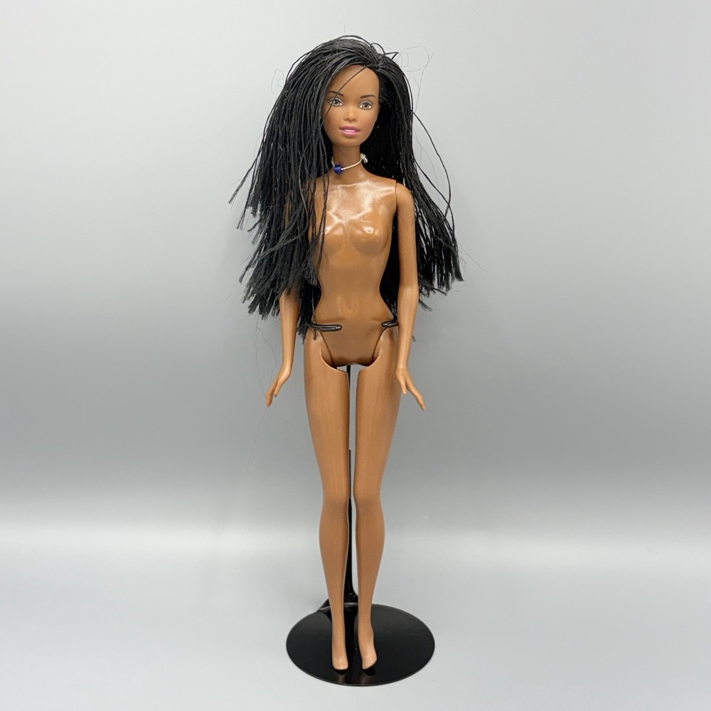 Mattel 1999 Barbie Secret Messages Christie Doll - African American Nude Doll